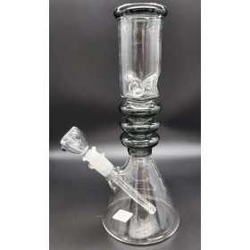 12" Water Pipe with Dark Green Accents