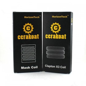 Horizon Cerakoat Coils Mask/Clapton Coils .3 ohm - 5 Pack