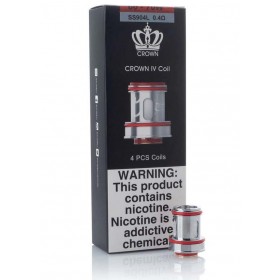 UWELL Crown V4 (IV) (.4ohm) Coils - 4 Pack 