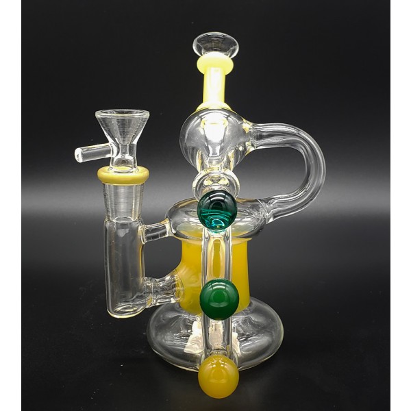 6" Recycler With Color Dots