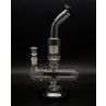 10" Bent Neck Water Pipe Horizontal Perc (Black)