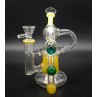 6" Recycler With Color Dots