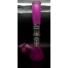 18" Pink Water Pipe With Cooling Tree