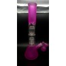 18" Pink Water Pipe With Cooling Tree