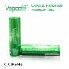 Vapcell - 20700 Battery - 3500mAh 30a 3.7v - 2 Pack